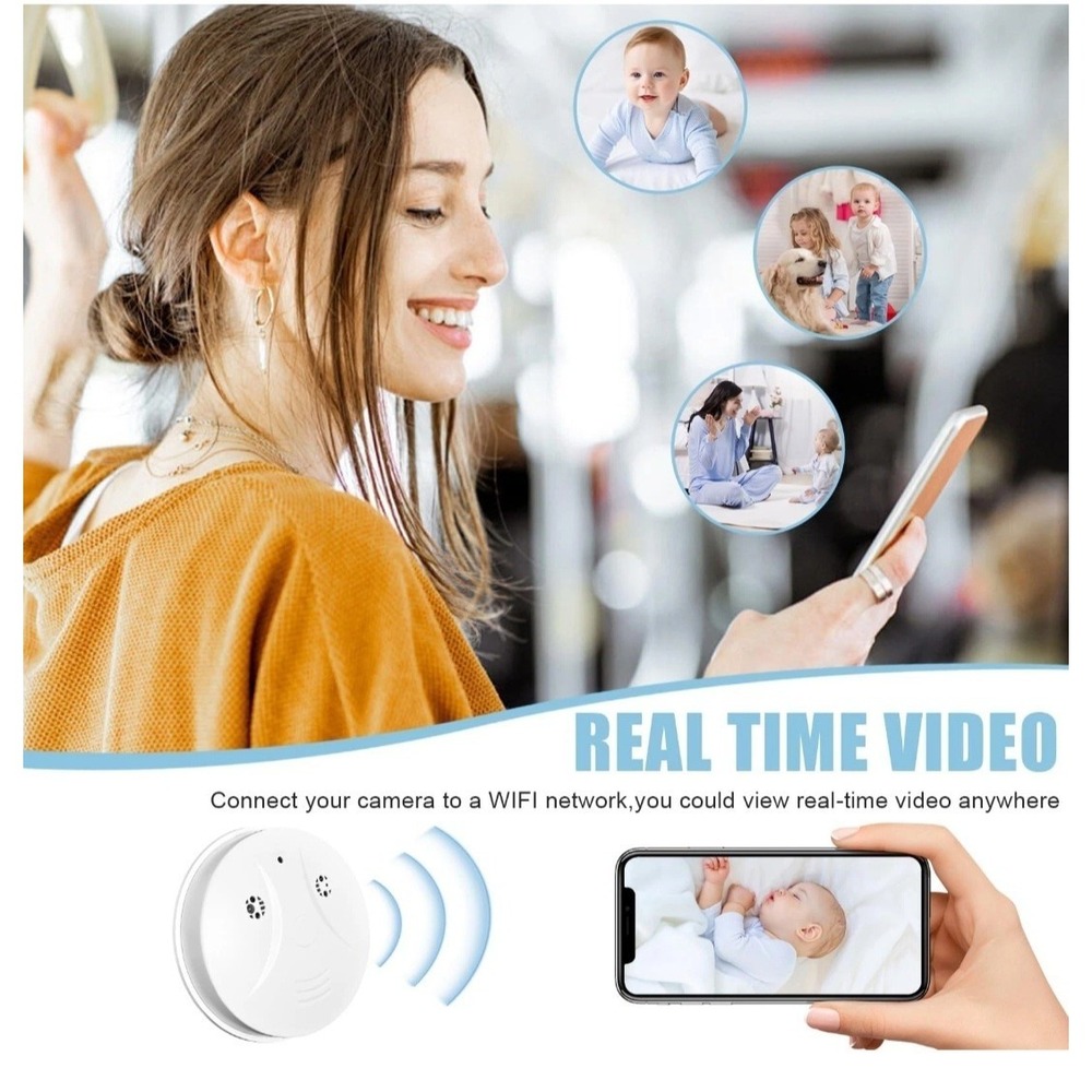 Visible Ceiling Mount Indoor WiFi Camera 1080P HD - Picture 2 of 7